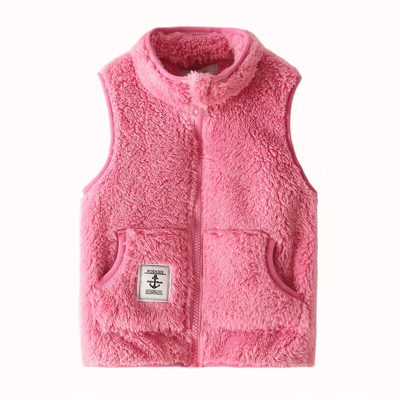 Осенне-зимний детский жилет одежда на молнии для маленьких девочек - купить по