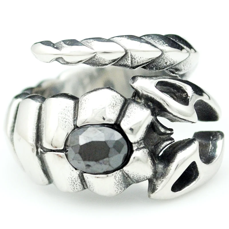 Мужские и женские кольца из нержавеющей стали 316L в стиле панк вечерние ювелирные