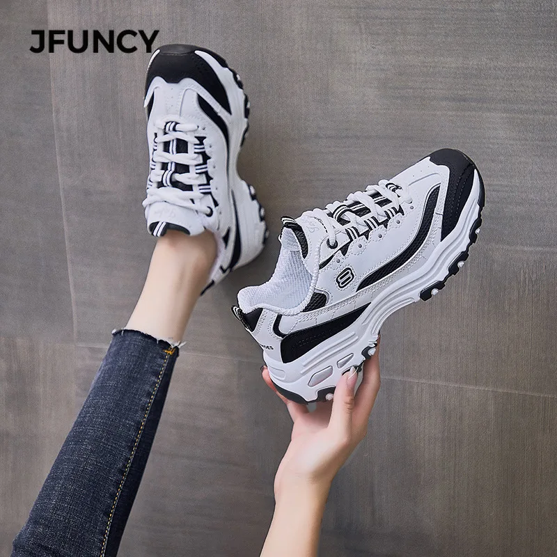 

JFUNCY Women's Sports Shoes Outdoor Running Female Sneakers Light Breathable Woman Vulcanize Shoe Casual Women Sneaker