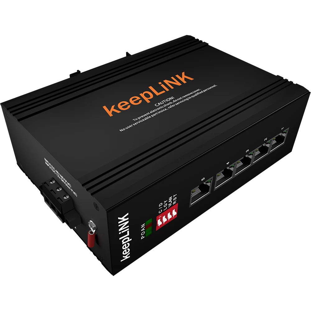 Сетевой коммутатор Gigabit Ethernet с 5 портами неуправляемый разветвитель IP40 наружный