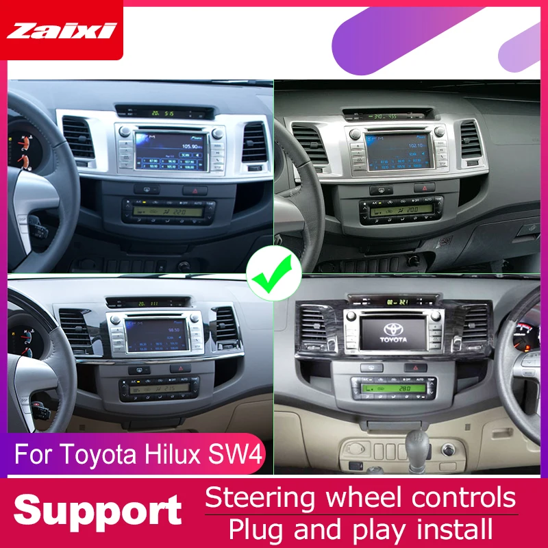 For Toyota Hilux SW4 2012 2013 2014 2015 Accessories Car Android Multimedia Player GPS Navigation Radio Stereo Video System 2din |