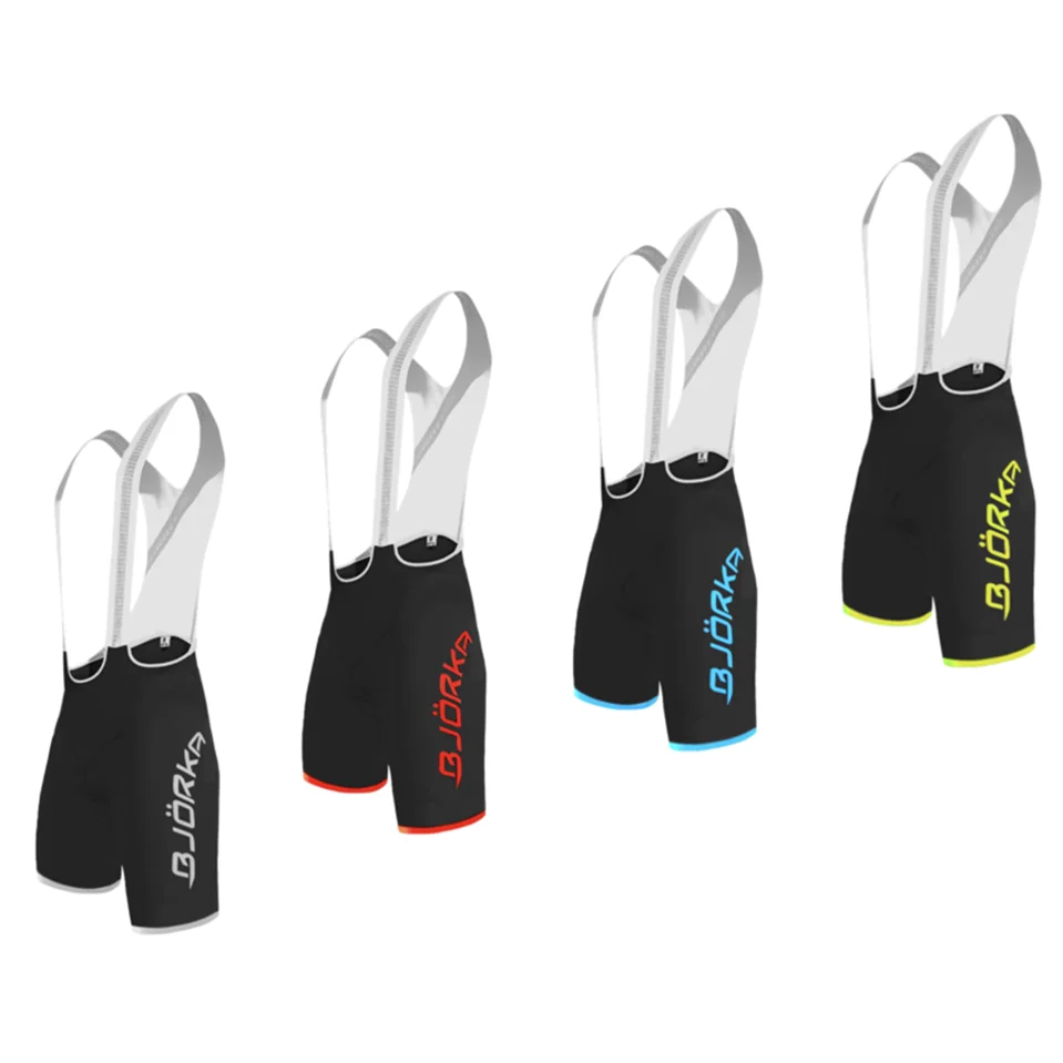 

Bjorka Radfahren Cycle Shorts Fahrrad Cycling Bib Shorts Gel Pad Mtb Knickers Bike Pants Tragen Lycra Hosen Ropa Ciclismo Hombre