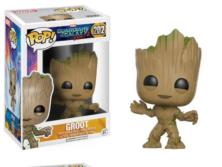 Funko POP 2020 оригинальные стражи галактики 2 фигурка виниловая Коллекционная модель