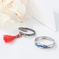 mo dao zu shi grandmaster of demonic cultivation mdzs cosplay props antiquity couple ring s925 silver ring
