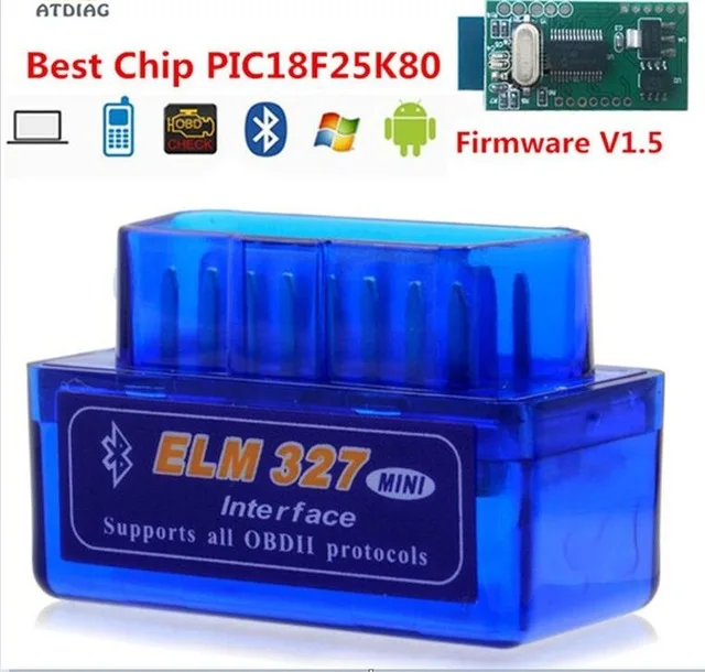 ELM327 Bluetooth автоматический диагностический инструмент V1.5/v2.1 ELM 327 Диагностический Инструмент OBD2 Автомобильный сканер кода OBD 2 OBDII сканер Automotivo