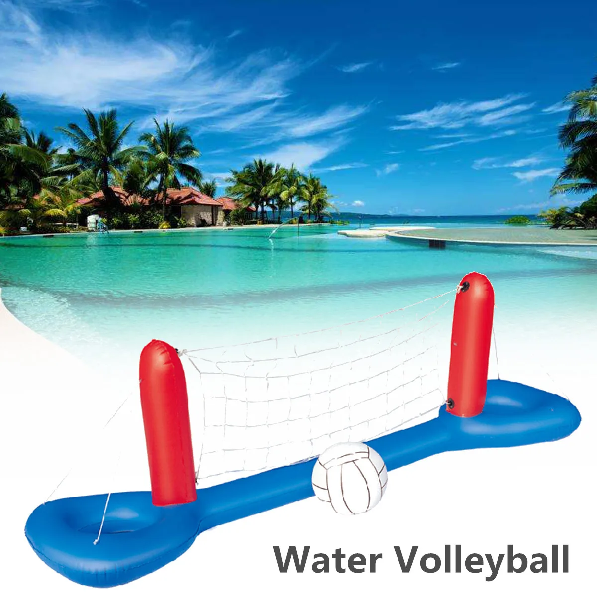 

21 Adult childrens party inflatable swimming pool floating toy childrens outdoor volleyball game tennis suit ring swimming ring