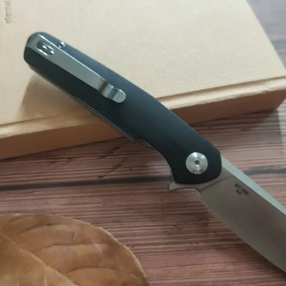 ST-102 карманный складной нож D2 стальное лезвие G10 ручка охотничий шариковый