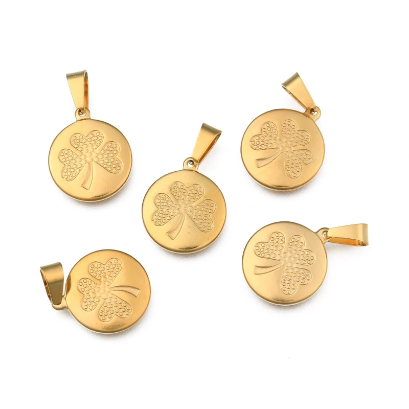 12 шт. 304 нержавеющая сталь Кулоны из нержавеющей стали на плоской подошве с