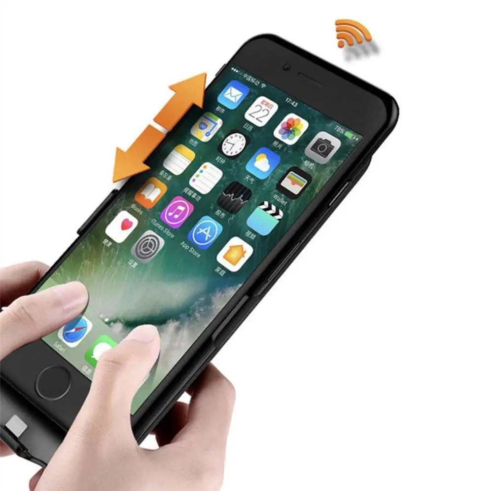 Новый внешний аккумулятор для iPhone 6 6s 7 8 plus чехол зарядки Iphone 11 Pro Max 11pro