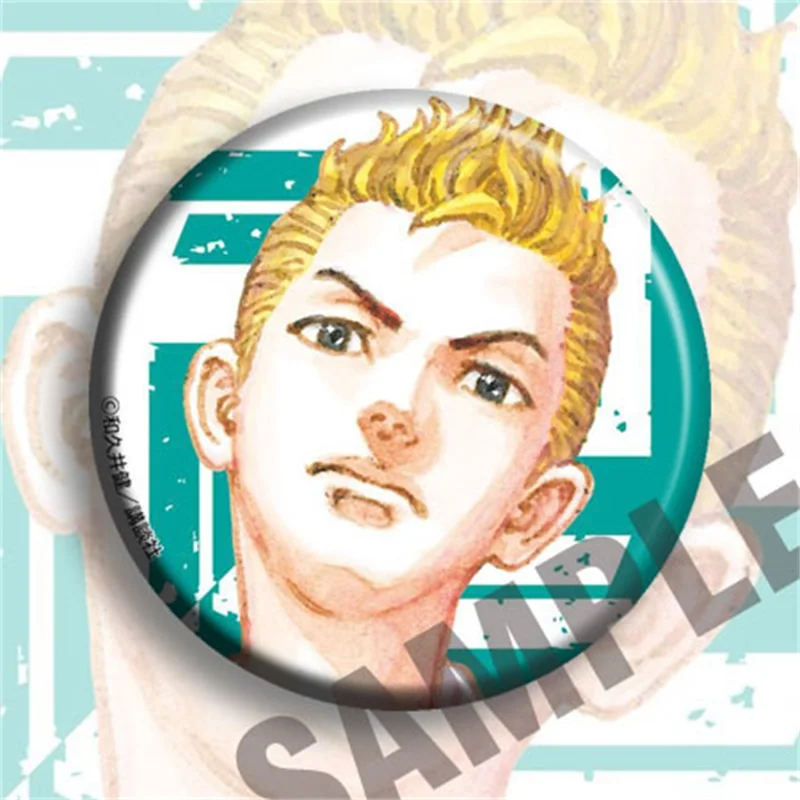 Tokyo Revengers Takemitchy Hinata Tachibana Naoto Mikey Badge Anime Cosplay Costume Garniture Itabag Bedge Brooch Pin |