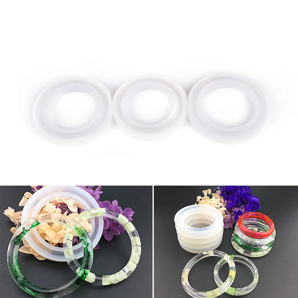 1 шт. 3 размера силиконовая форма сделай сам полимерный браслет ювелирные изделия