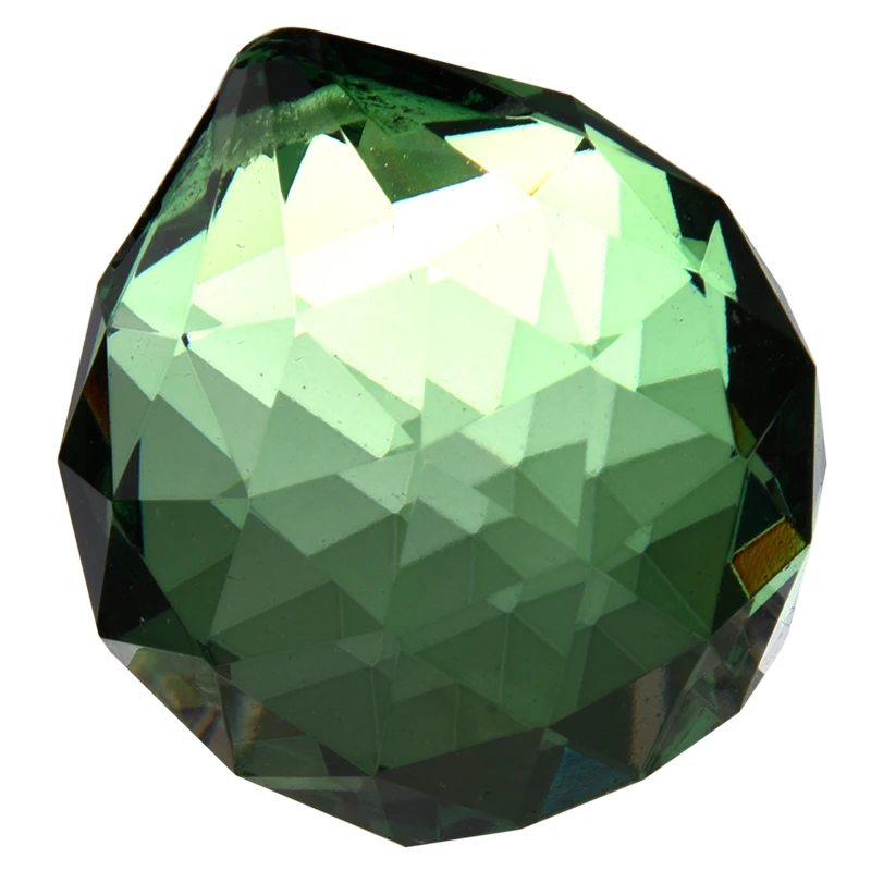 

40mm Feng Shui Crystal ball - Green