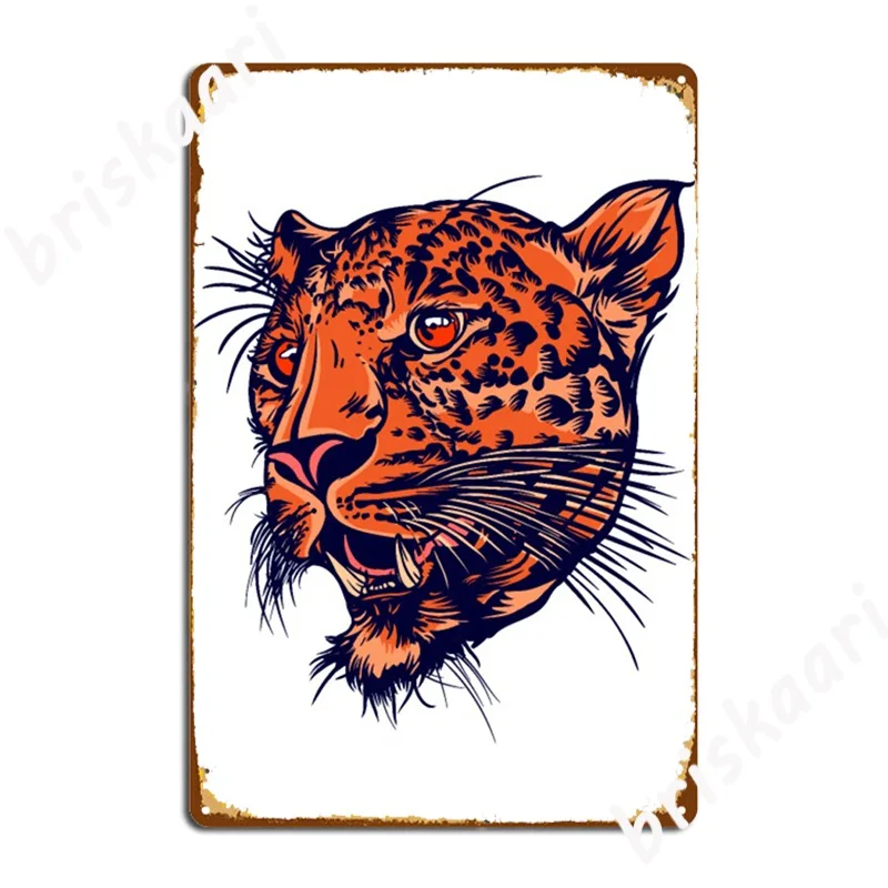 Leopards Heads Metal Signs Club Party Printing Plaques Club Bar Tin sign Posters