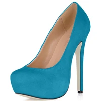 sexy party round toe stiletto high heel platform women pumps scarpe da donna tacco alto a spillo escarpins femmes yj3463b a5