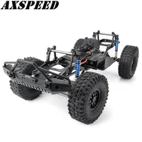 AXSPEED RC Car Frame Chassis Kit 475mm Wheelbase Assembled Frame for 1:10 AXIAL SCX10 II 90046 RC Crawler