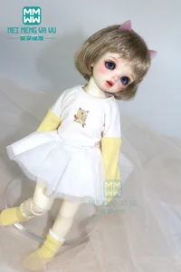 Аксессуары для шарнирных кукол 30 см 16, одежда для шарнирных кукол YOSD, модные джемперы из трех частей, юбка из пряжи, носки