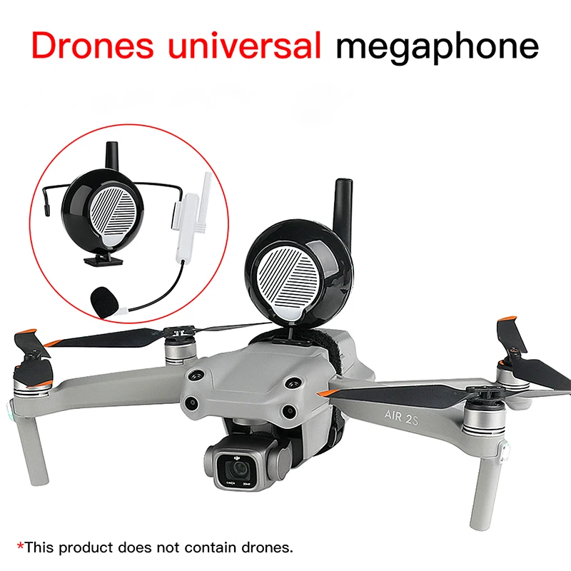 

Универсальный беспроводной громкий динамик Мегафон Для DJI Mavic Mini 1 2 SE Pro Air 1 2 2 S Spark 2 Pro Zoom FIMI X8 SE Мини-Дрон
