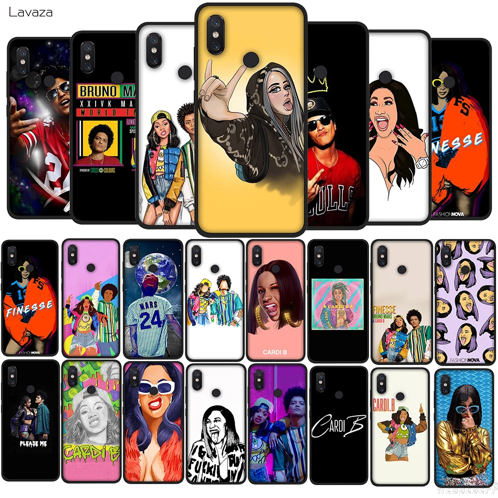 Lavaza Cardi B и Бруно Марс ТПУ силиконовый чехол для телефона Xiaomi Redmi Note 5 6 7 8 Pro 5A Prime