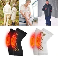 2pcs dot matrix self heating knee pads support kneepad tourmaline brace for arthritis joint pain relief recovery