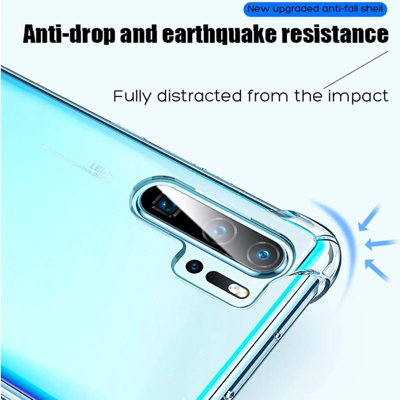 Чехол для подушки безопасности для huawei mate 30 Pro Nova 5 Pro 5i Y7 Y9 Prime P20 Lite P30 Honor 9X20 Pro 8S 8C противоударный мягкий ТПУ чехол