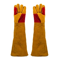 23 62in long sleeves welding safety gloves heat resistant stove fire barbecue gardening safe gloves dog bite proof gloves
