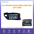 10-дюймовый Android 10 TOYOTA HILUX REVO VIGO IMV 2017 RHD RDS автомобильная навигация для DSP CarPlay автомобильное радио мультимедийный видеоплеер Стерео GPS
