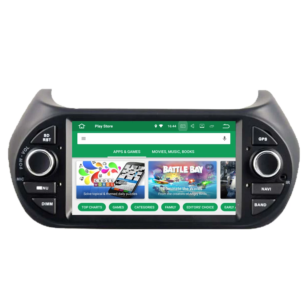 Автомобильный мультимедийный плеер RoverOne для Fiat Fiorino Qubo Citroen Nemo Peugeot Bipper Android 10 0
