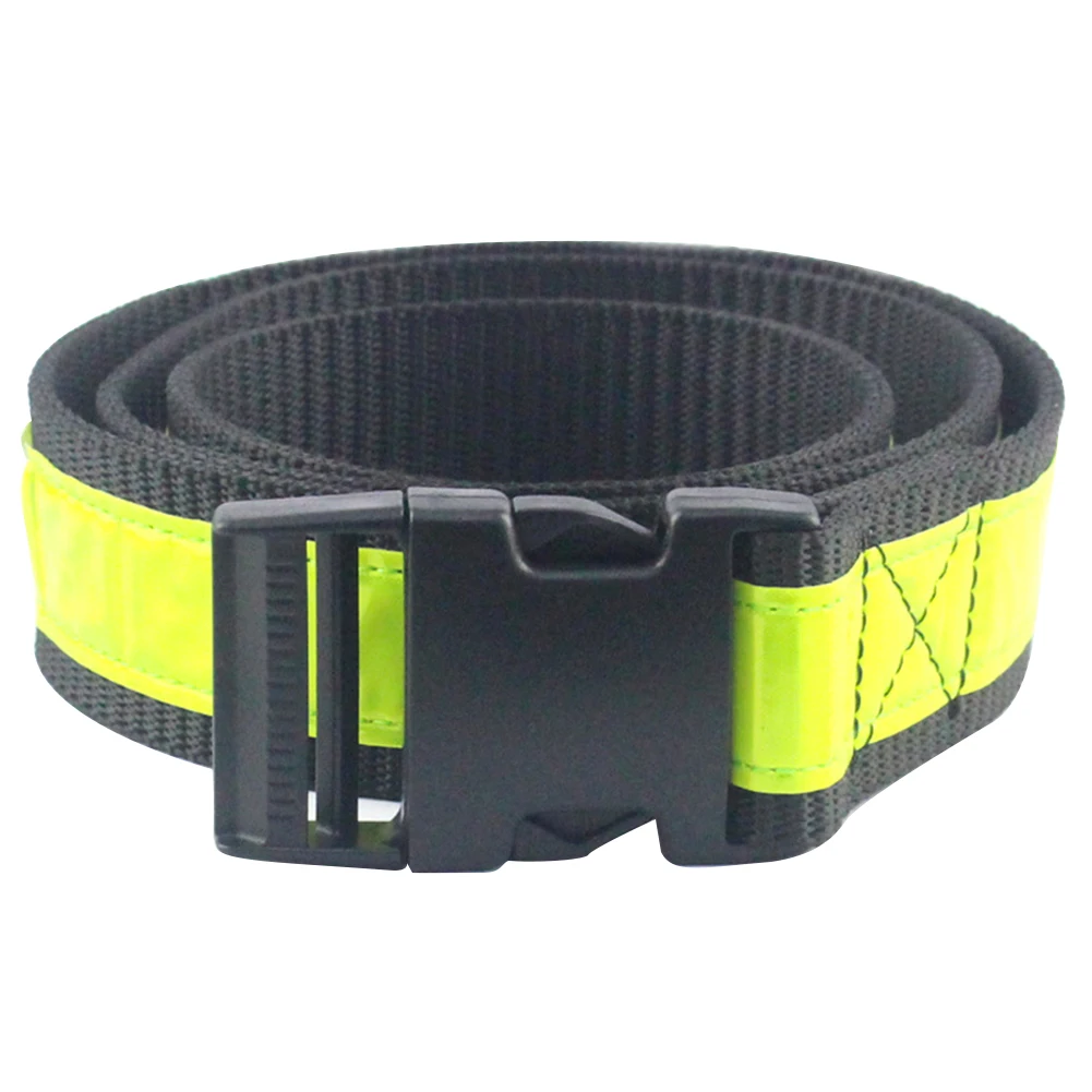 

Reflective Strip Waist Belt Luminous Durable Practical Life Saving Adjustable Soft Unisex Sports Camping Buckle Hiking Outdoor