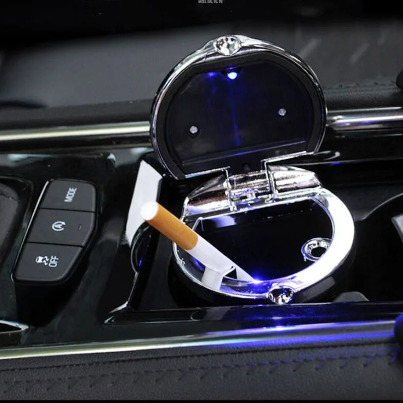 1 шт. портативная пепельница для салона автомобиля мини мусорная корзина