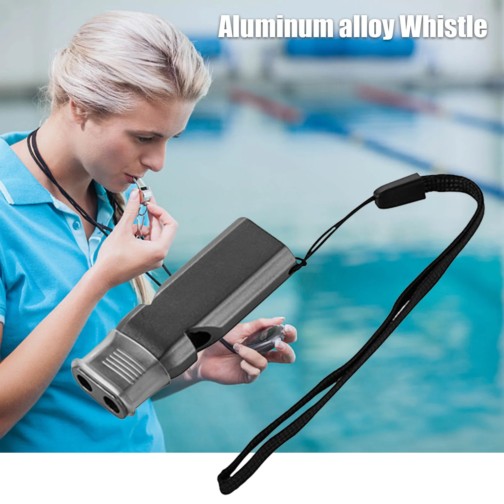 

Emergency Whistles Lifeguard Safety Whistle With Lanyard Referee's Whistle For Outdoor High Frequency Competition