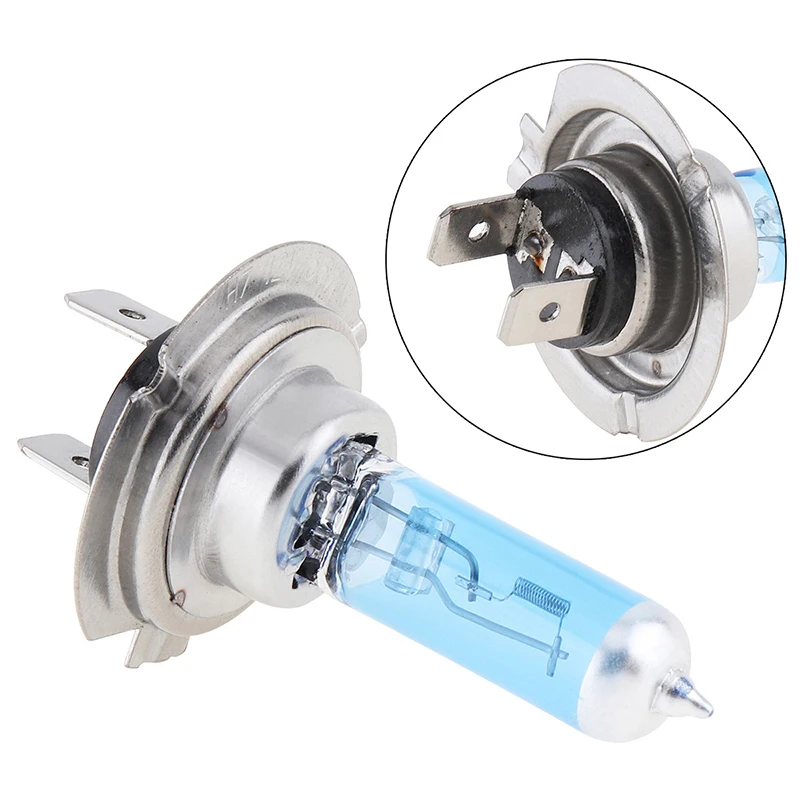 2 Pcs H7 100W 12V Fog Bulb Super Bright headlight White Light Car Head Lamp Styling Low Beam High | Автомобили и мотоциклы