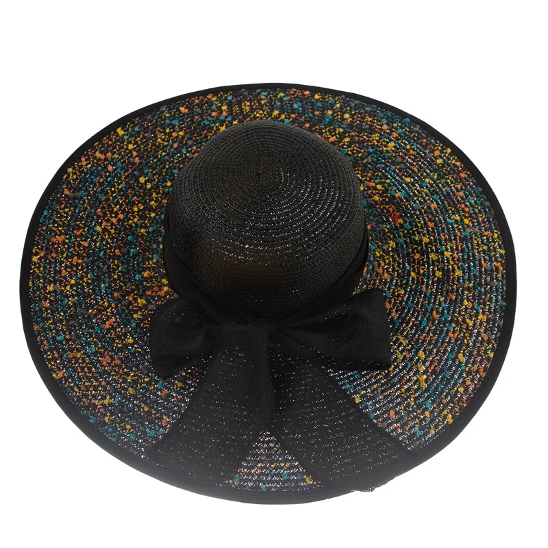 

Summer new Beach Sun Hat Women's hat dome wide brim adult straw hat