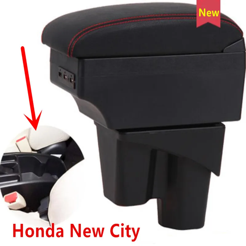 Подлокотники для Honda New CITY GREIZ GIENIA центральный контейнер хранения подлокотник