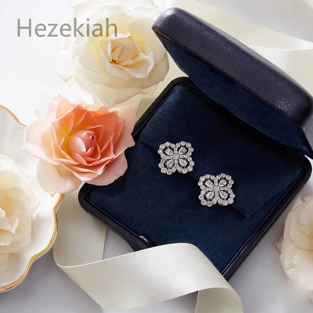 

Женские серьги-иголки Hezekiah, вечерние серьги с кисточками и цветком, серьги для танцев