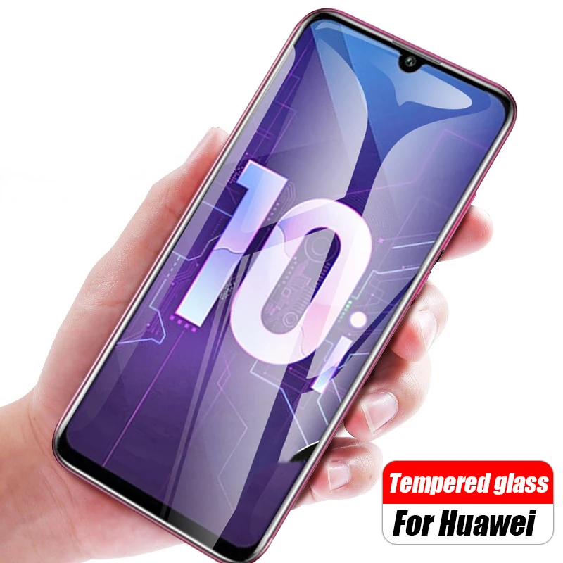 Закаленное стекло на Honer 10i для Huawei Honor 8a 8s 10 Lite 20 Защитная пленка экрана 9 9X 8X 7X 8C |