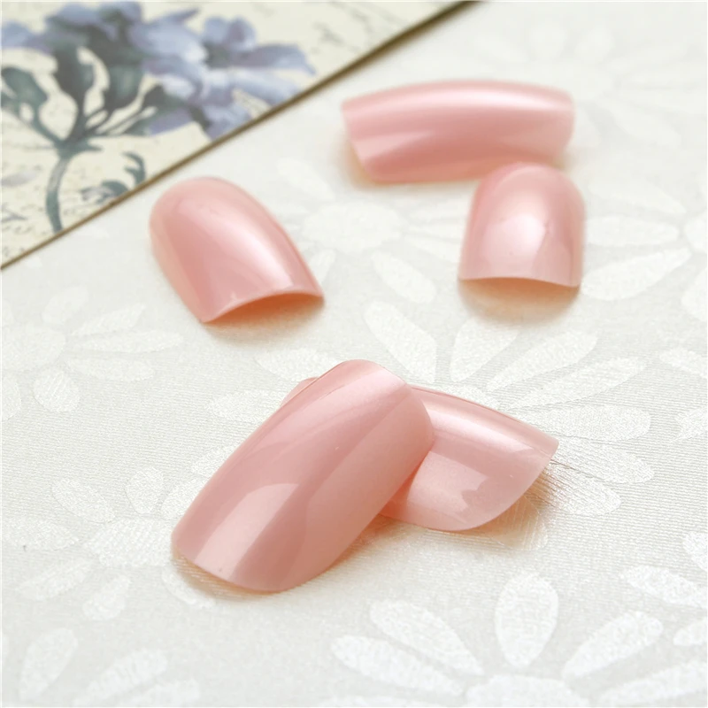 24 шт. накладные ногти средней длины с полным покрытием для салонов сделай сам