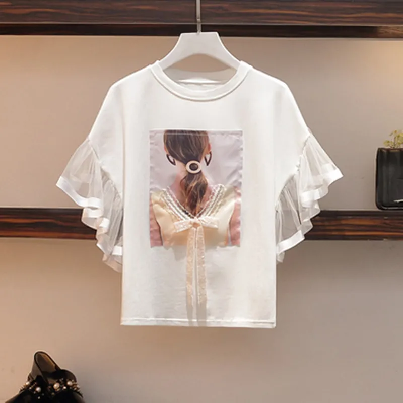 Размера плюс для женщин милые розовые модные комплект одежды из 2 предметов