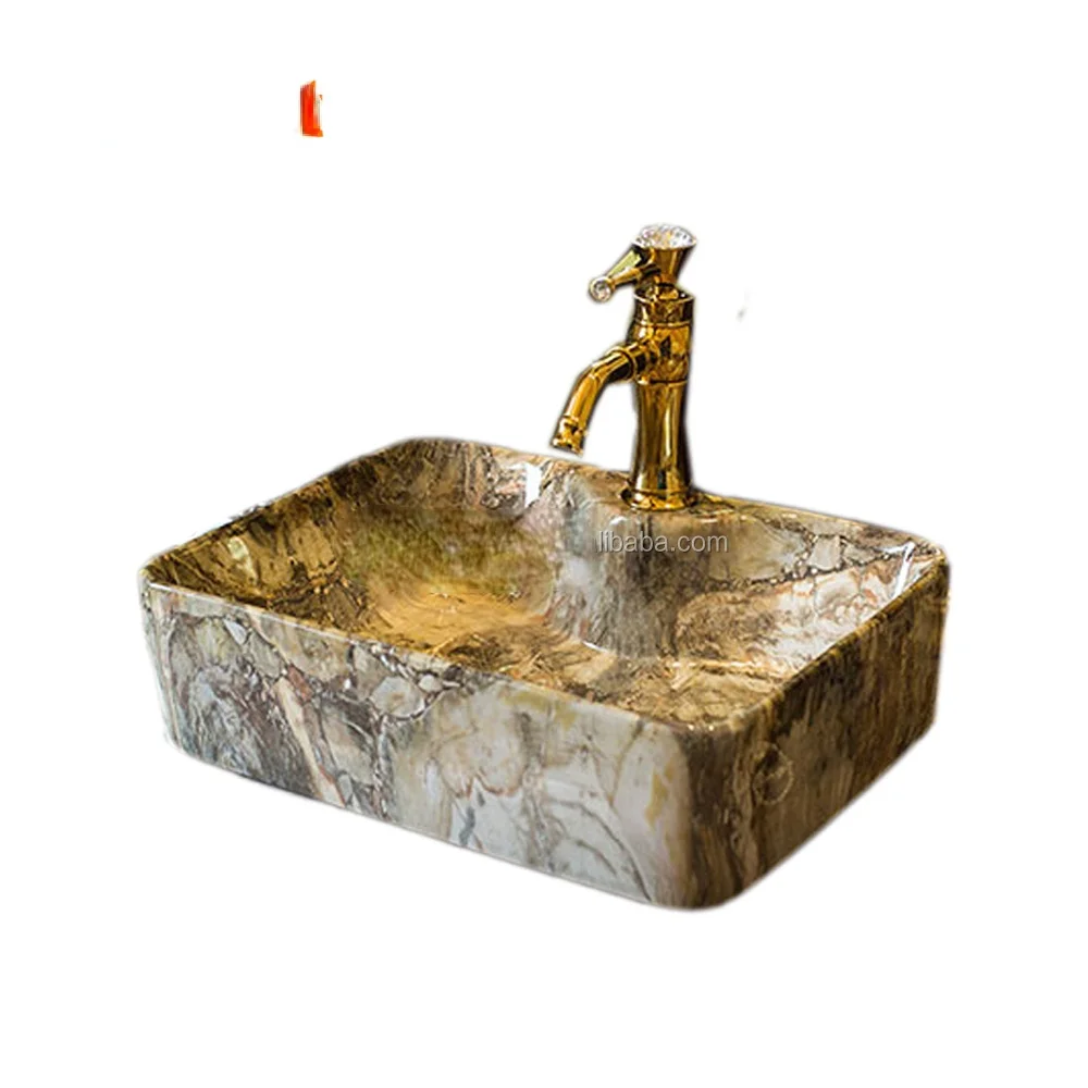 

Раковина для ванной комнаты над стойкой мраморная керамическая раковина