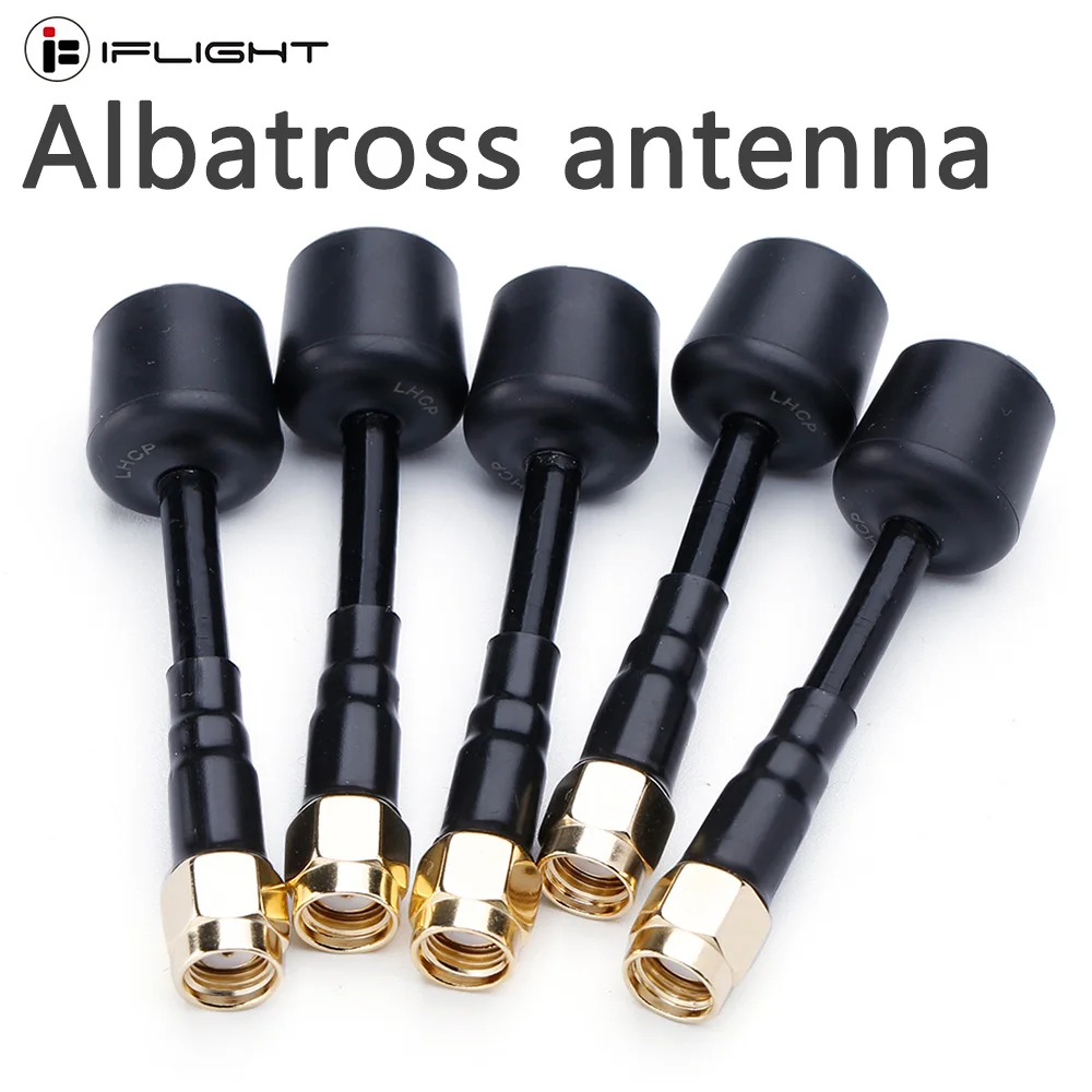 IFlight Albatross SMA/RP SMA антенна передачи изображения FPV Sky side RC 1 шт. собранная вращающаяся