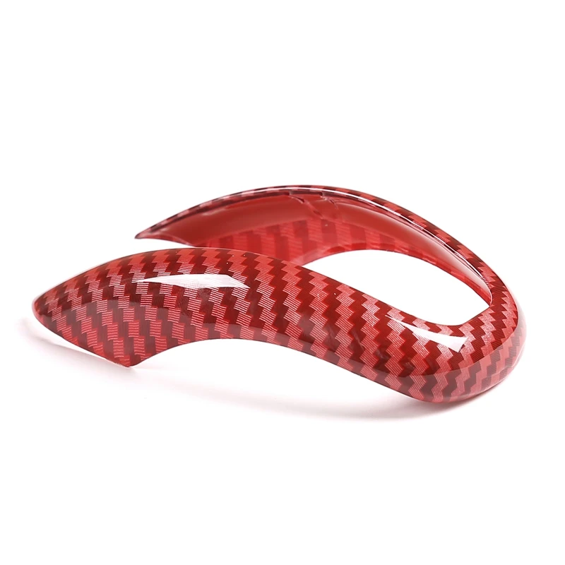 Автомобиль ABS углеродного волокна красный чехол для рычага переключения передач