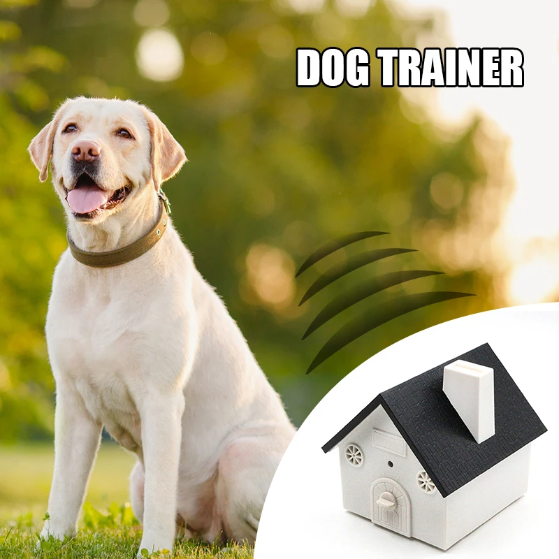 

Newest Sonic Bark Deterrent Anti Barking Device Dog Whistle to Stop Barking 3 Levels Adjustable Max Control Range of 50 Ft