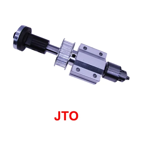 JTO-2 DIY фреза для деревообработки нет Мощность Шпиндельный узел маленький токарный станок аксессуары Обрезной ремень JTO/B10/B12/B16 сверлильный патрон Набор - Цвет: JTO-2