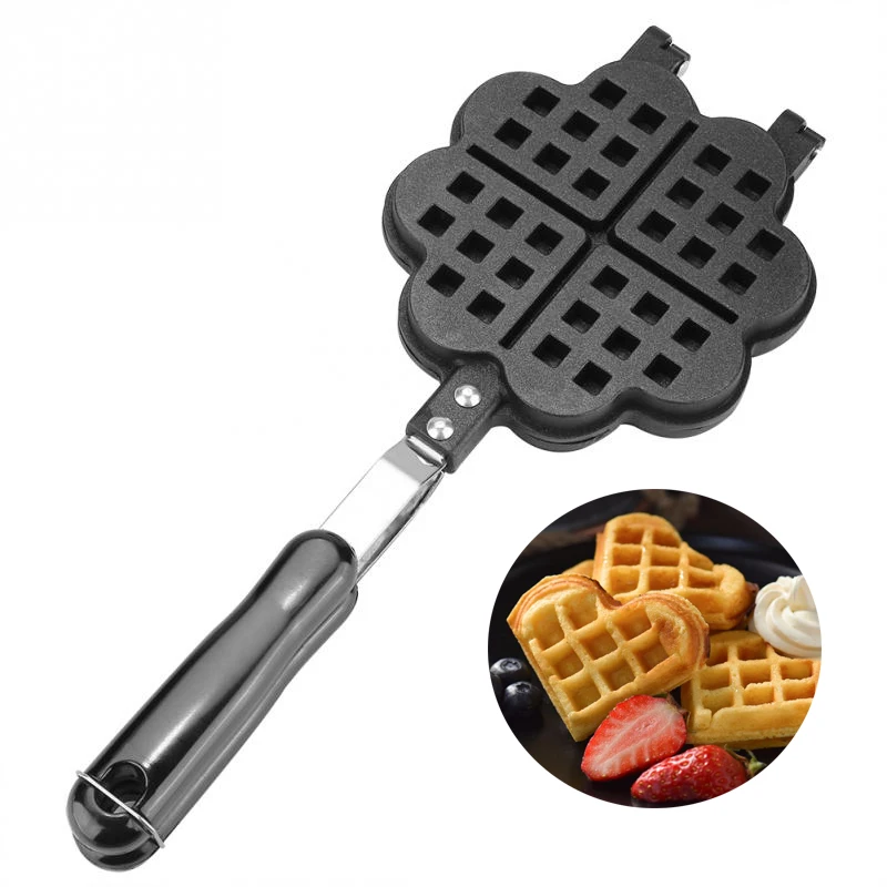 Бактериальная форма для выпечки сковорода Бытовая газовая антипригарная вафель