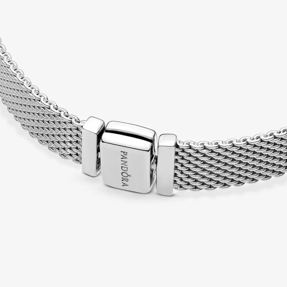 

Pandora 925 Original Bracelet For Women Sterling Silver Jewelry 2021 Mesh