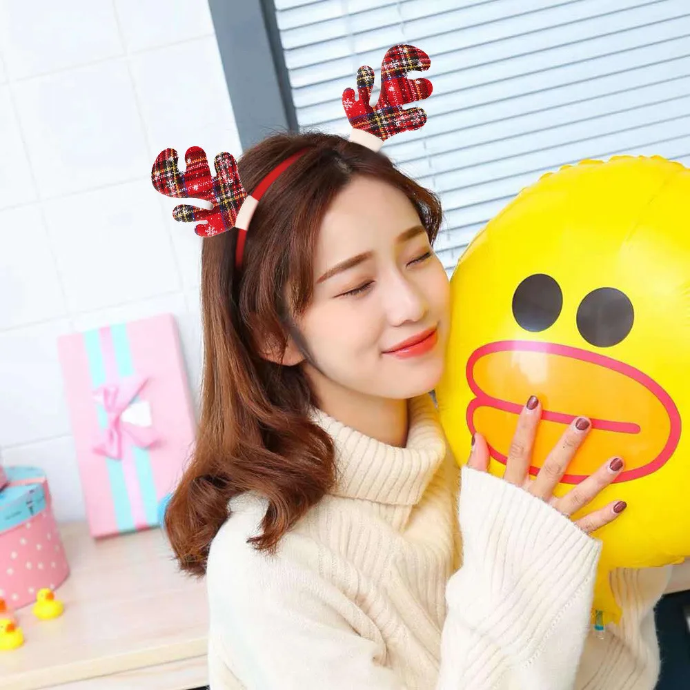 Аксессуары для волос Горячая Рождественская повязка на голову Санта Рождество