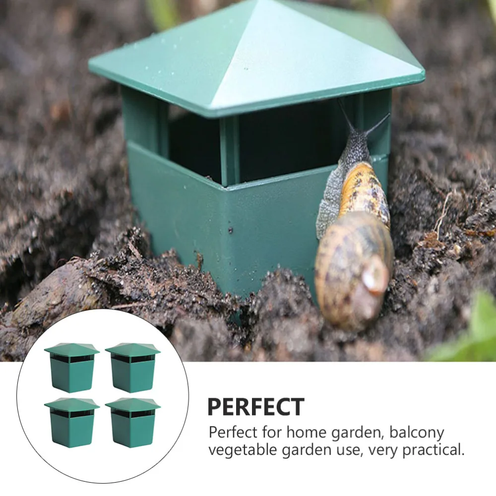 

4 Pcs Garden Snail Traps Slug and Snail Trap Catch Slug Traps Garden Supplies