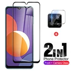 Защитное стекло 2 в 1 для экрана Samsung Galaxy M12, закаленное защитное стекло для объектива камеры Svmsung M 12 M127
