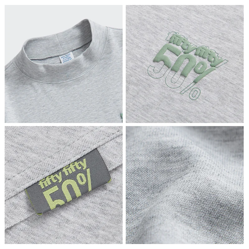 

INFLATION Chinese Style White T-shirt Men Streetwear Fashion Drop Shoulder Oversized Tees Couple Casual T-shirt 5214S21