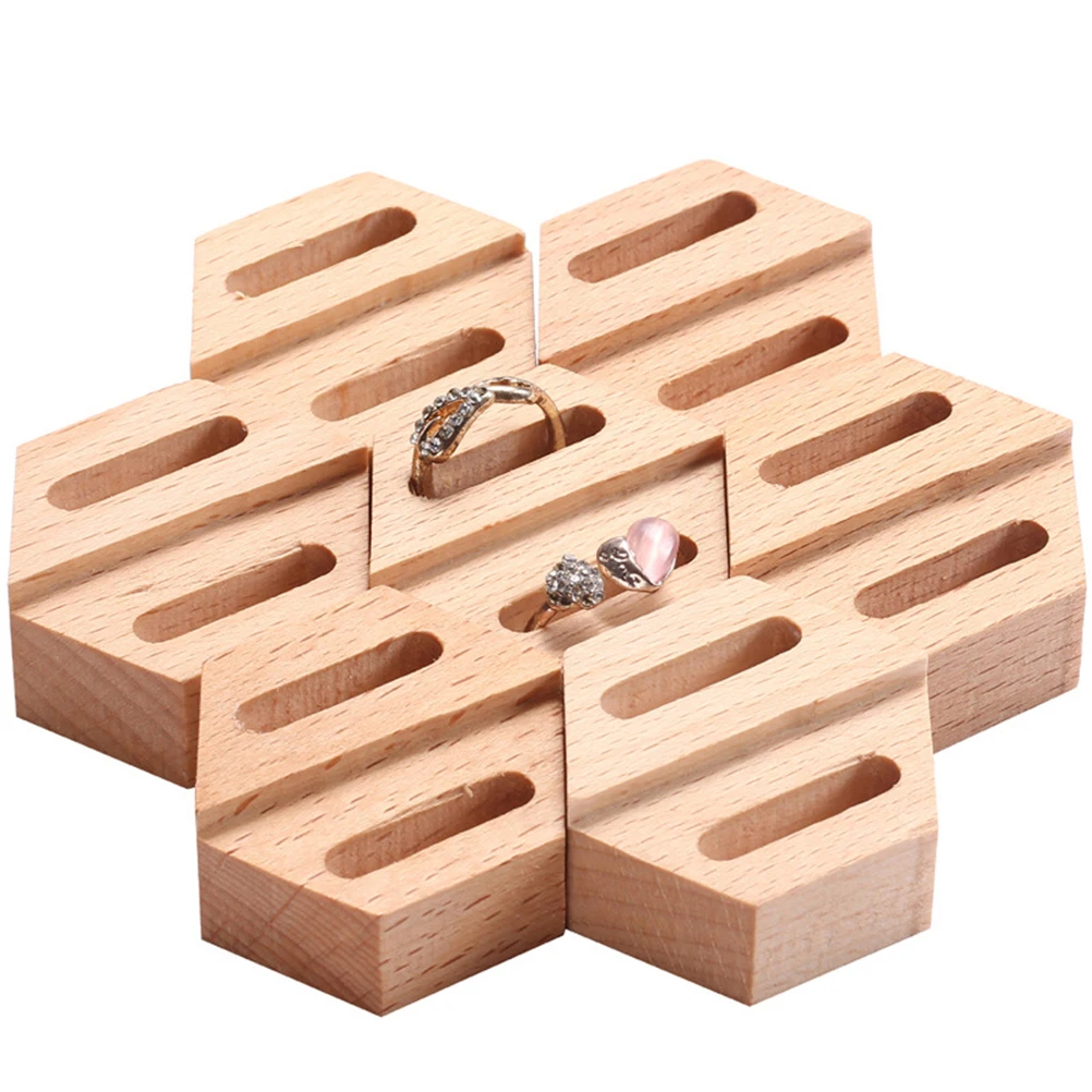 1 шт. коробка для демонстрации колец Держатель уникальное кольцо Дисплей Стенд