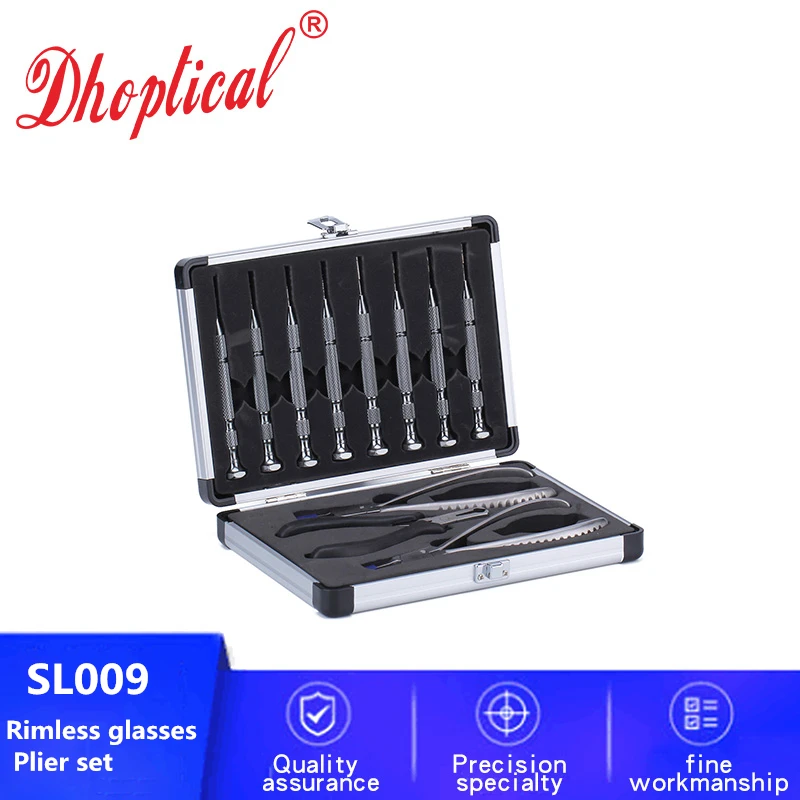 Набор плоскогубцев для очков без оправы отверток из матового материала хорошее